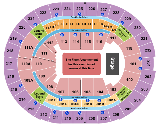 Kia Center 5 Seconds of Summer Seating Chart